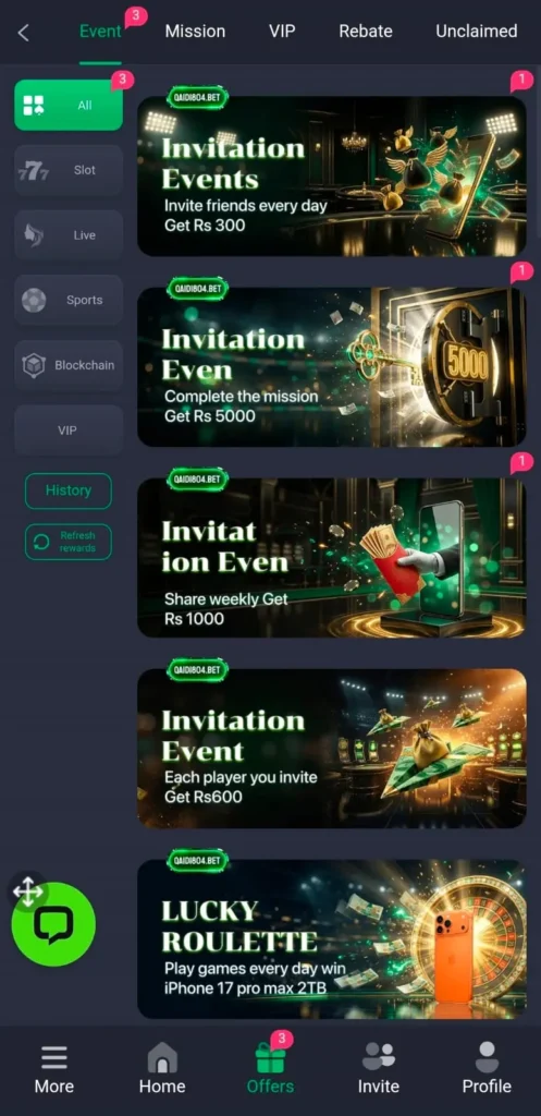 QAIDI804 Game claim coins, bonuses, and special gifts every day.