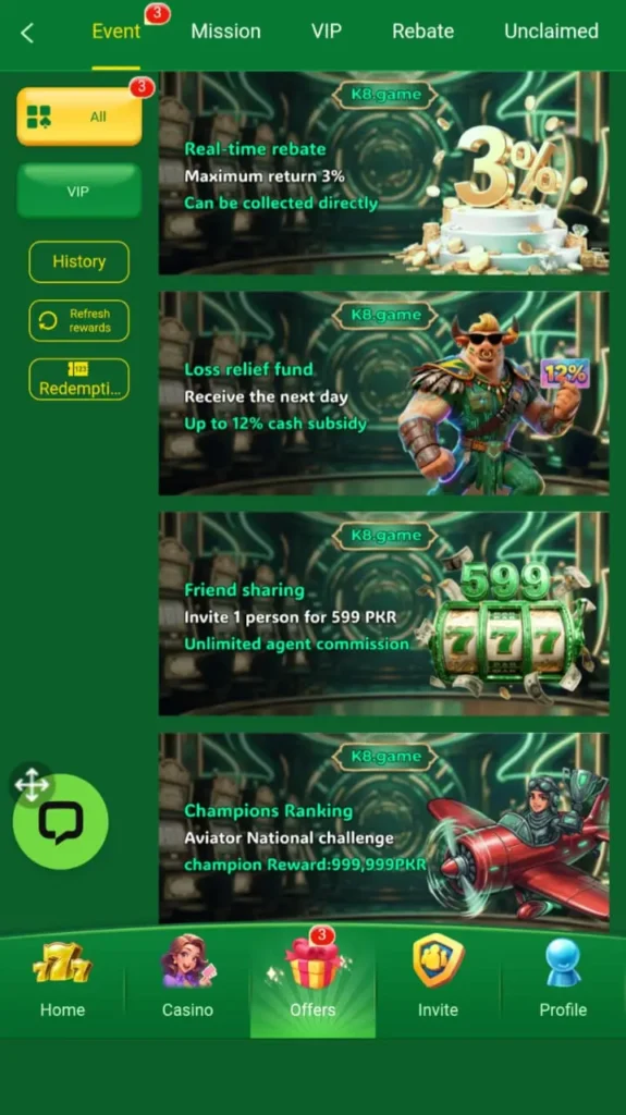 New users often receive welcome rewards.